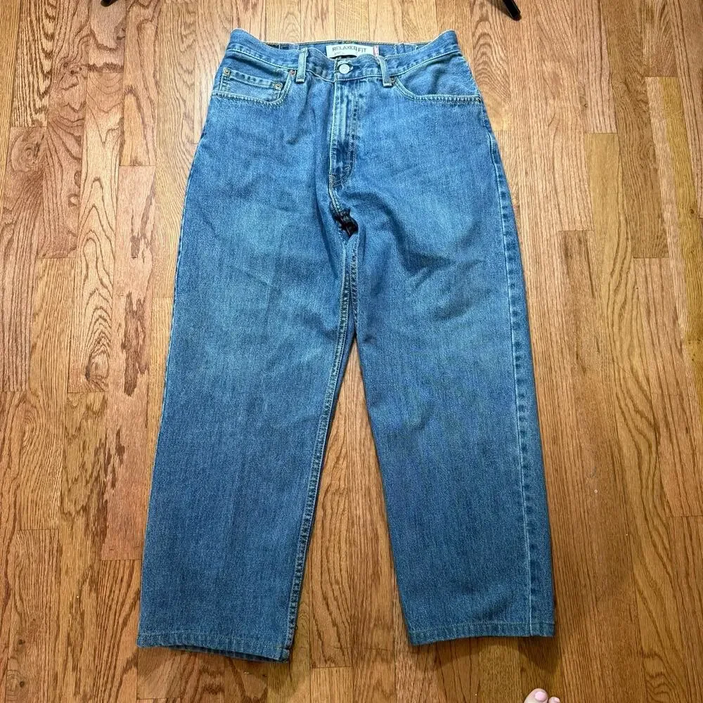 Levi's 550 Relaxed Fit Jeans Mens 34x30 Blue Denim Classic 550